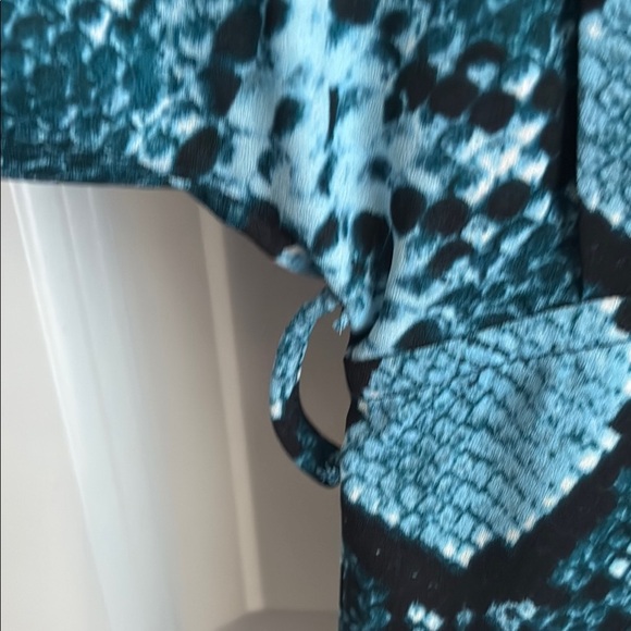 Buddy Love Blue and Black Snake Print Jumpsuit - Picture 5 of 5